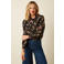King Louie blouse met print - zwart
