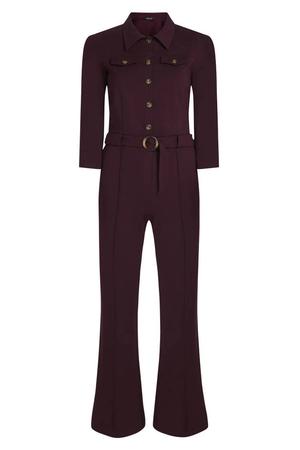 jumpsuit - aubergine