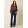 King Louie gebloemde blouse - zwart