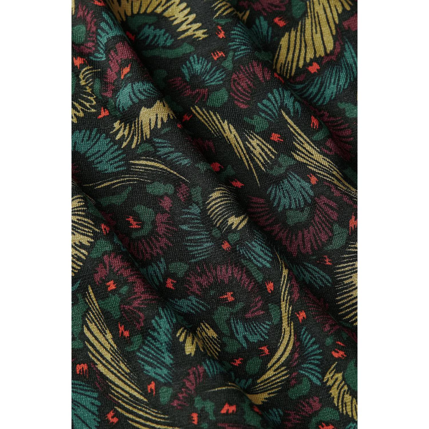 King Louie blouse met print zwart