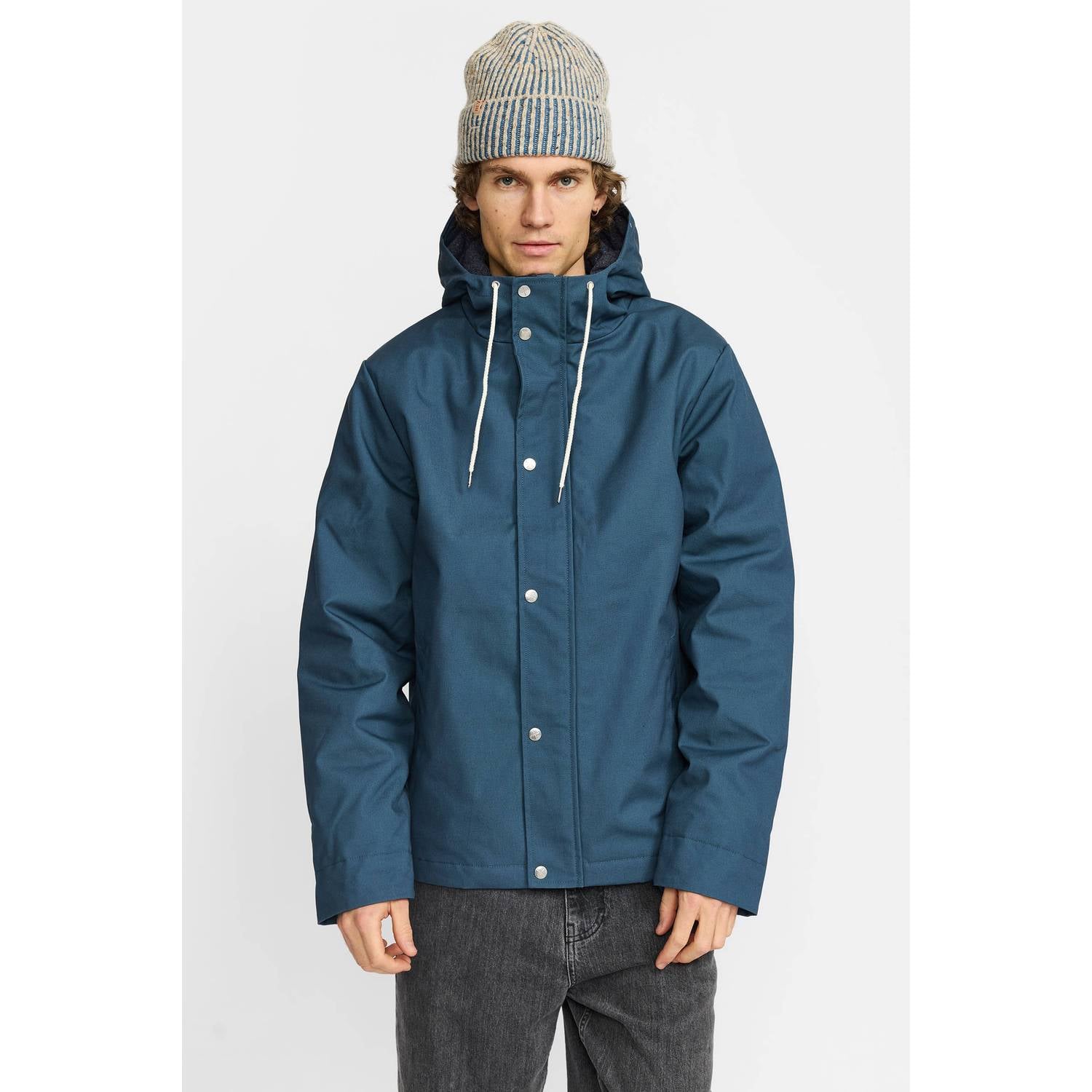 REVOLUTION parka donkerblauw