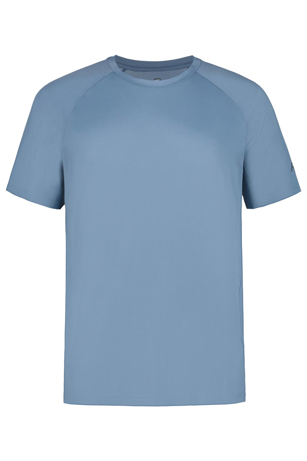 Blauwe heren Rukka Muukko V2 hardloopshirt van polyester met korte mouwen en ronde hals