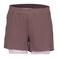 Rukka Makela hardloopshort 2-in-1 - donkerrood