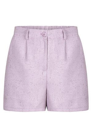straight leg casual short - lila