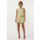 Ydence regular waist straight leg casual short - lichtgroen