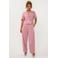 Ydence high waist barrel broek - roze