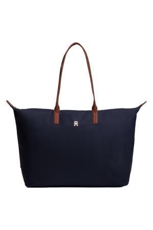 shopper Popette Maxi donkerblauw