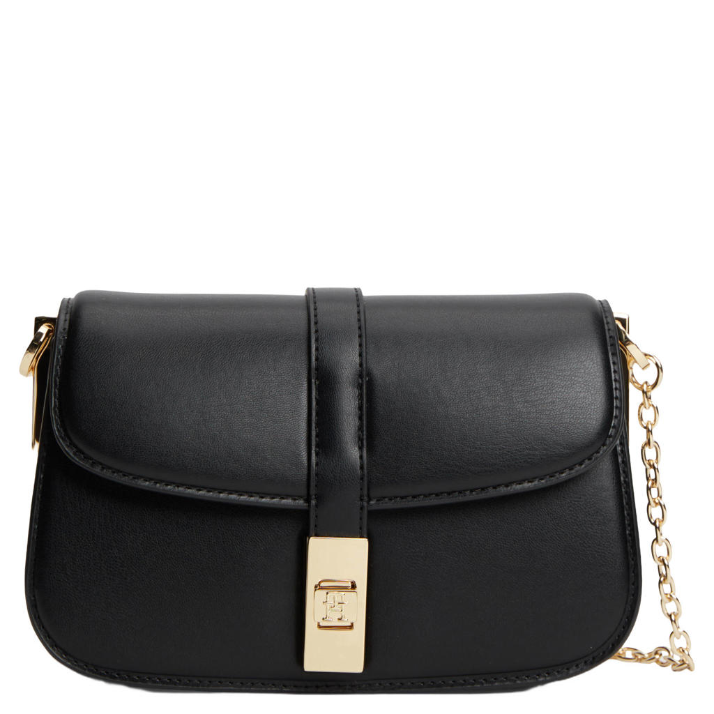 Tommy Hilfiger crossbody tas TH Heritage zwart