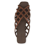 thumbnail: Sacha leren slippers bruin
