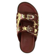 thumbnail: Sacha slippers donkerrood/meerkleurig