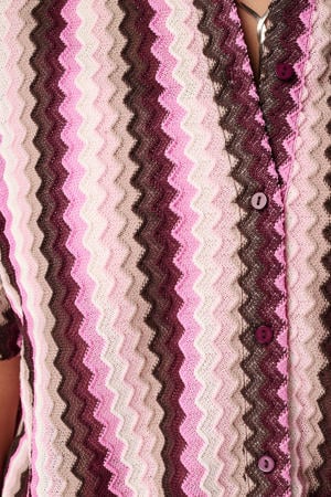 gestreepte blouse Plus Size - meerkleurig