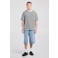 America Today relaxed gestreept T-shirt groen
