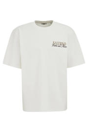 thumbnail: WE Fashion oversized T-shirt met backprint ecru