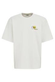 thumbnail: WE Fashion oversized T-shirt met backprint ecru