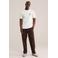 WE Fashion regular fit T-shirt met backprint - ecru