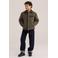 WE Fashion junior tussenjas - olijfgroen