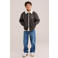 WE Fashion teddy bomberjack met patches - bruin