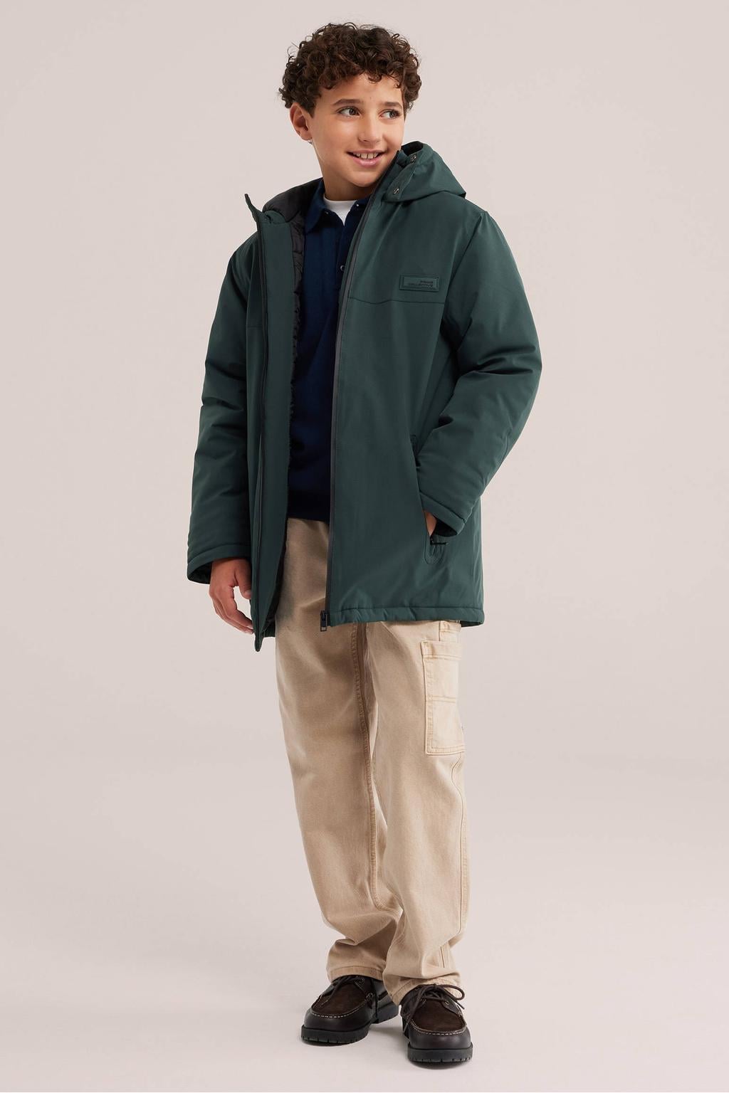 WE Fashion winterjas - donkergroen