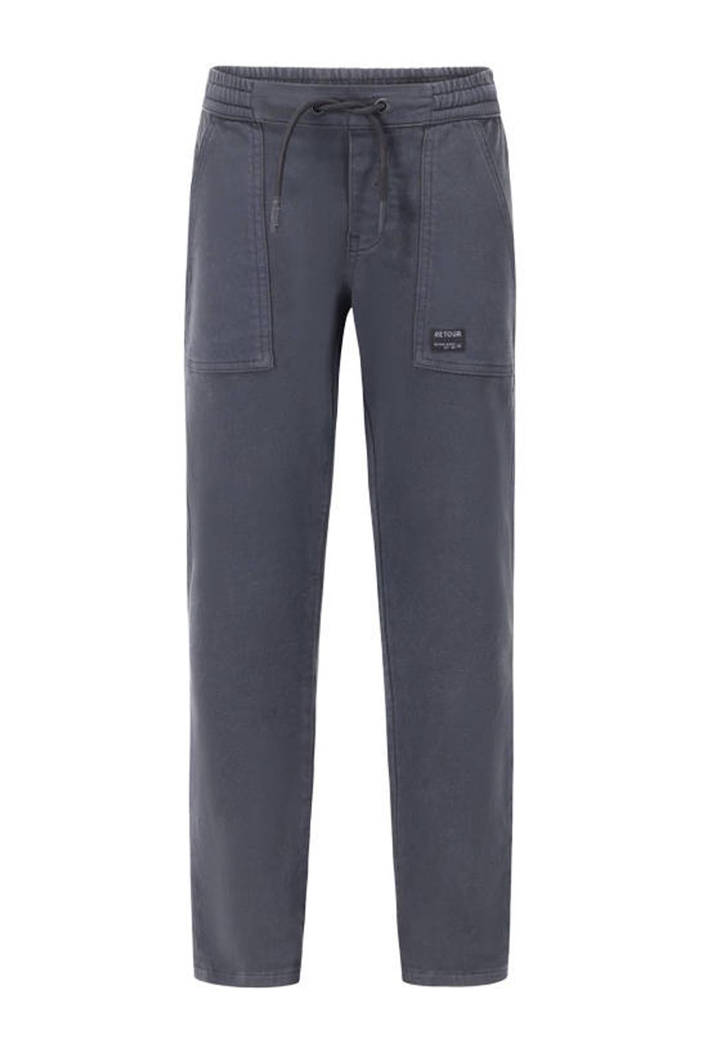 Grijze jongens Retour Jeans van katoen-polyester met relaxed, regular waist en effen