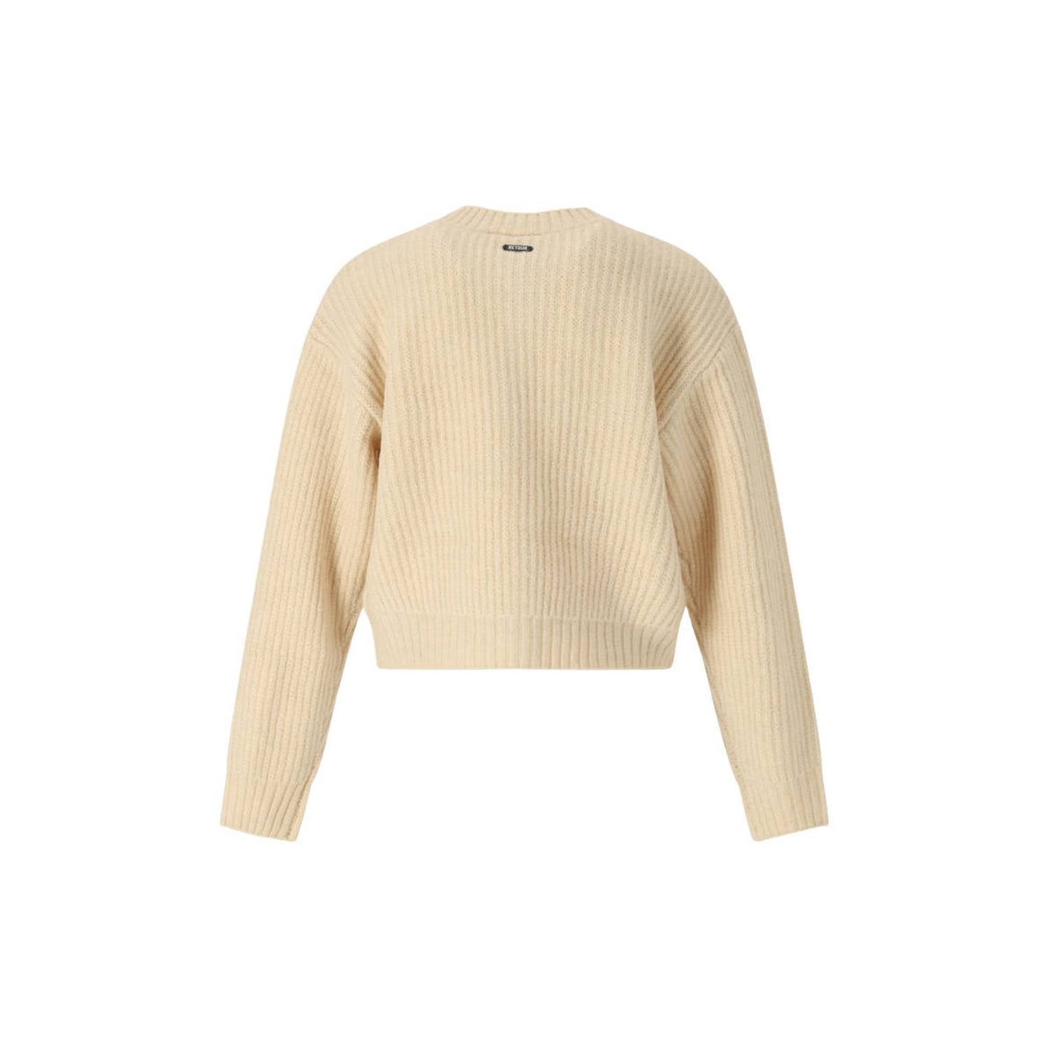 Retour Jeans boxy vest lichtbeige