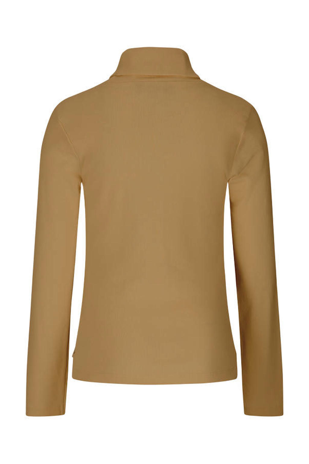 Retour Jeans rechtvallende top met col - lichtbruin