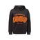 Retour Jeans rechtvallende hoodie met print - donkergrijs