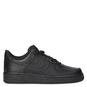 Air Force 1 leren sneakers zwart