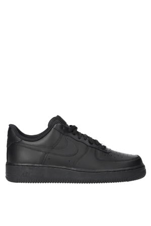 Air Force 1 leren sneakers zwart