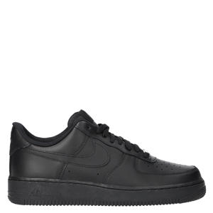 Air Force 1 leren sneakers zwart