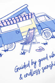 thumbnail: Ydence T-shirt met backprint - wit
