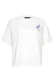 thumbnail: Ydence T-shirt met backprint - wit