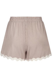 thumbnail: Ydence regular fit gestreepte casual short - zand