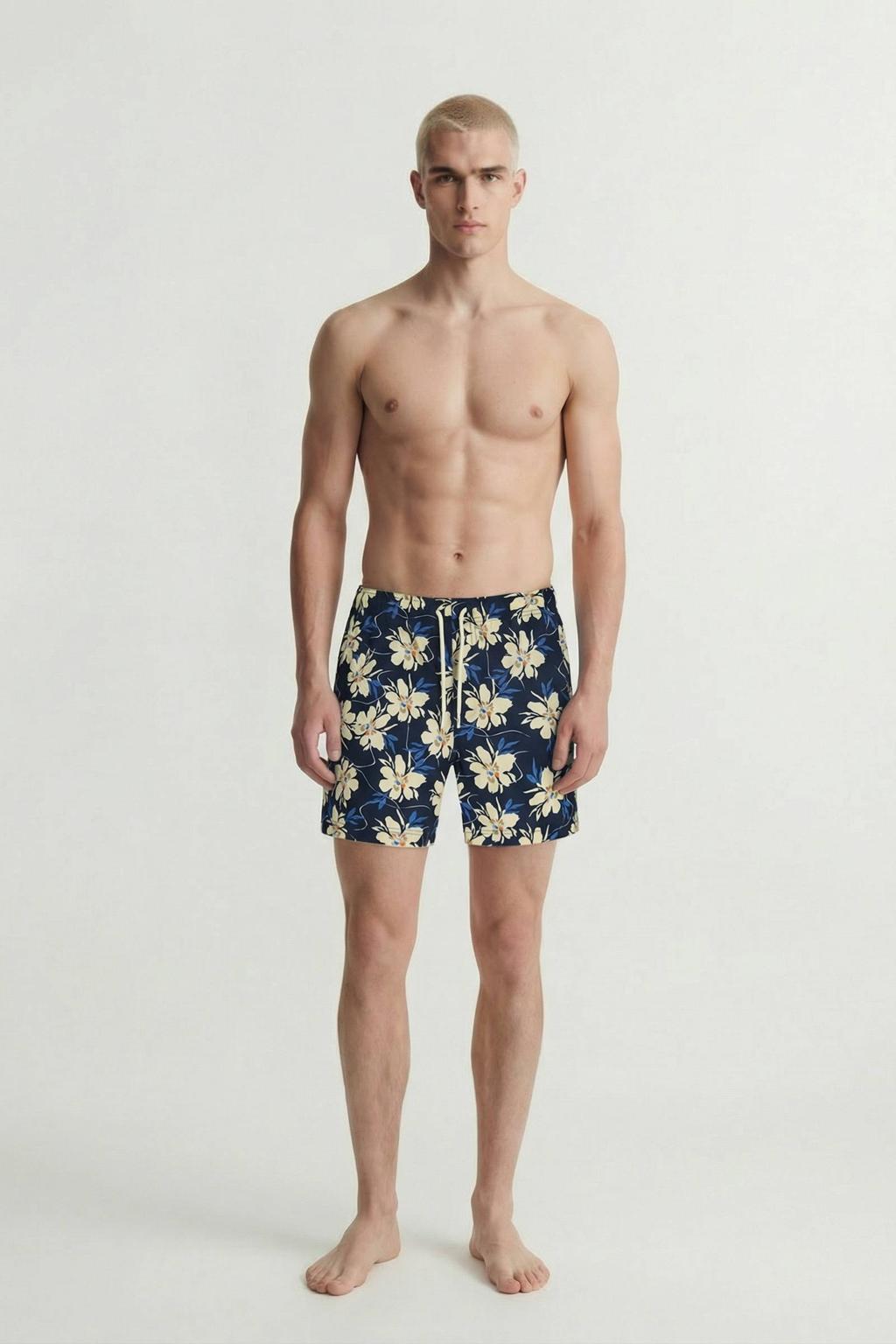 JACK & JONES PANTS STUDIO zwemshort JPSTMAUI donkerblauw