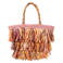 Sissy-Boy raffia shopper multi