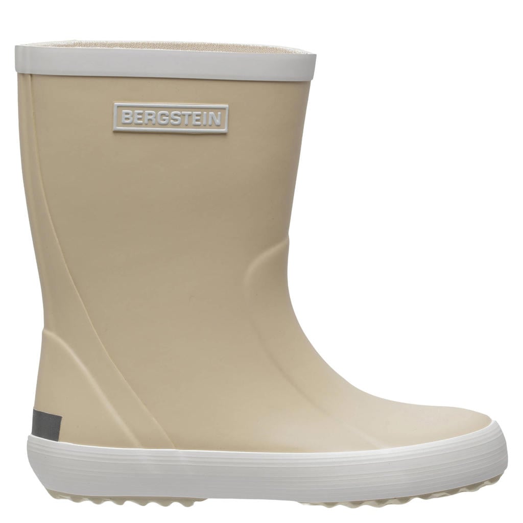 Beige jongens en meisjes Bergstein regenlaarzen - van natuurrubber