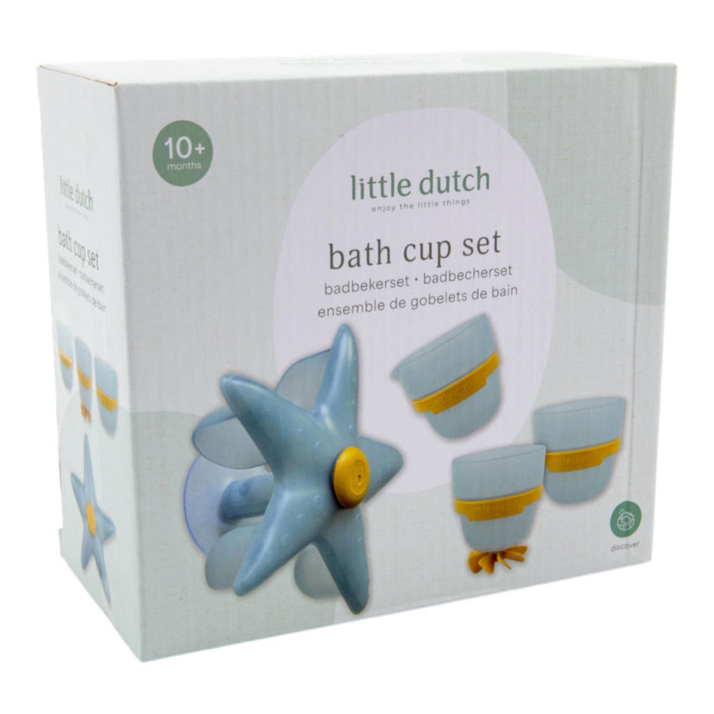 Little Dutch Badwand bekers zeester