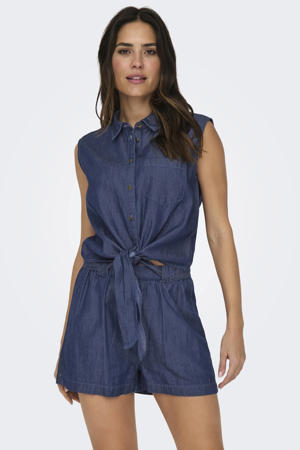 top dark blue denim