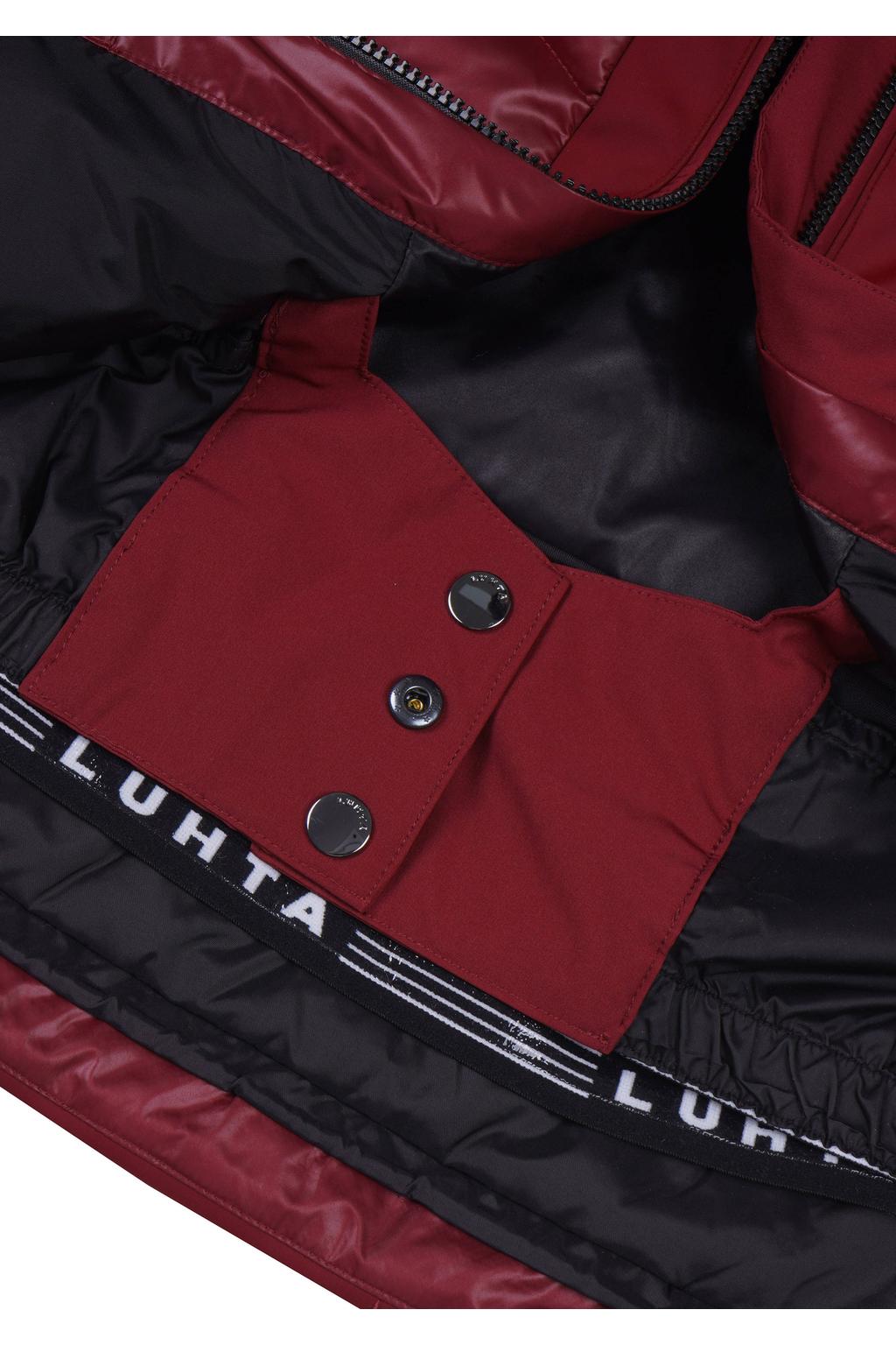 Luhta Mallatunturit softshell jas - donkerrood