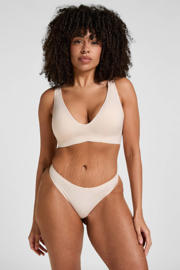 thumbnail: Hunkemöller Super Comfort voorgevormde seamless T-shirt bh zonder beugel - beige