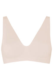 thumbnail: Hunkemöller Super Comfort voorgevormde seamless T-shirt bh zonder beugel - beige