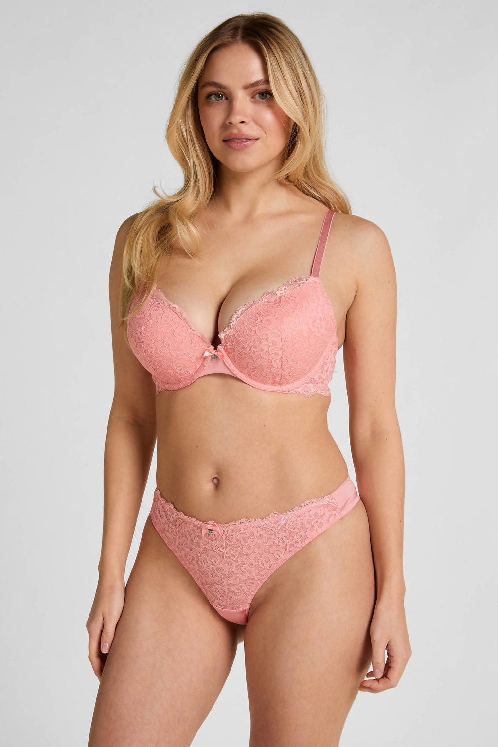 Hunkemöller Marine string - roze