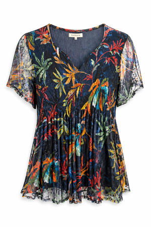 gebloemde top Plus Size - meerkleurig