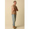 Sissy-Boy relaxed casual overhemd donkerrood