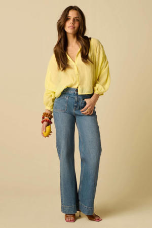 blouse - lichtgeel