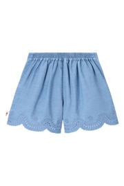 thumbnail: Sissy-Boy casual short broderie light blue denim