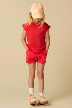sweatshort rood