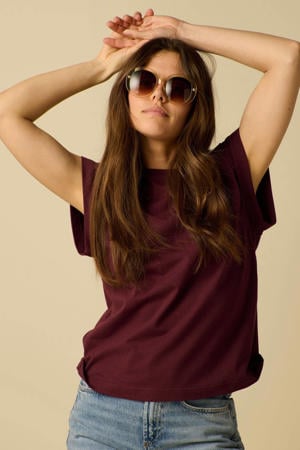 T-shirt - donkerrood