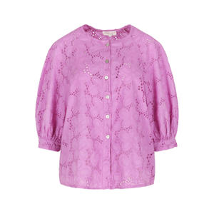 blouse broderie roze