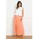 LOLALIZA midirok met plissé - oranje