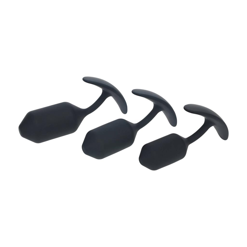 Levelz Silicone Weighted Anale Plug Training Set - 3 stuks